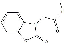 methyl 2-(2-oxo-2,3-dihydro-1,3-benzoxazol-3-yl)acetate Struktur