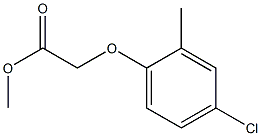 methyl 2-(4-chloro-2-methylphenoxy)acetate Struktur