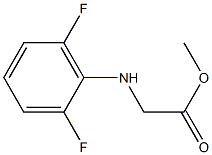 methyl 2-[(2,6-difluorophenyl)amino]acetate Struktur