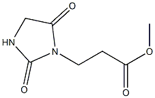 methyl 3-(2,5-dioxoimidazolidin-1-yl)propanoate Struktur