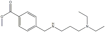 methyl 4-({[3-(diethylamino)propyl]amino}methyl)benzoate Struktur