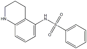 N-(1,2,3,4-tetrahydroquinolin-5-yl)benzenesulfonamide Struktur