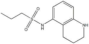 N-(1,2,3,4-tetrahydroquinolin-5-yl)propane-1-sulfonamide Struktur