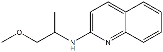 N-(1-methoxypropan-2-yl)quinolin-2-amine Struktur