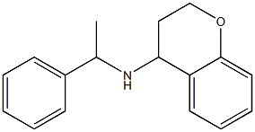 N-(1-phenylethyl)-3,4-dihydro-2H-1-benzopyran-4-amine Struktur