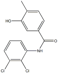 N-(2,3-dichlorophenyl)-3-hydroxy-4-methylbenzamide Struktur