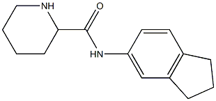 N-(2,3-dihydro-1H-inden-5-yl)piperidine-2-carboxamide Struktur