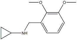 N-(2,3-dimethoxybenzyl)cyclopropanamine Struktur