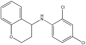 N-(2,4-dichlorophenyl)-3,4-dihydro-2H-1-benzopyran-4-amine Struktur