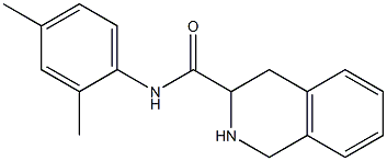 N-(2,4-dimethylphenyl)-1,2,3,4-tetrahydroisoquinoline-3-carboxamide Struktur