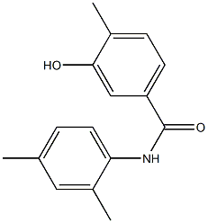 N-(2,4-dimethylphenyl)-3-hydroxy-4-methylbenzamide Struktur