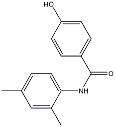 N-(2,4-dimethylphenyl)-4-hydroxybenzamide Struktur