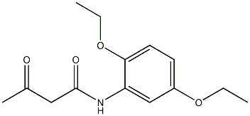 N-(2,5-diethoxyphenyl)-3-oxobutanamide Struktur