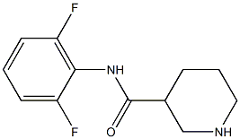 N-(2,6-difluorophenyl)piperidine-3-carboxamide Struktur