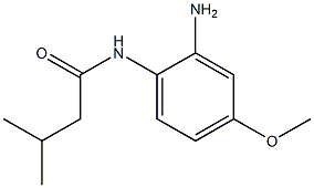 N-(2-amino-4-methoxyphenyl)-3-methylbutanamide Struktur