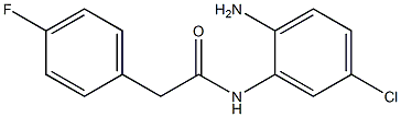 N-(2-amino-5-chlorophenyl)-2-(4-fluorophenyl)acetamide Struktur