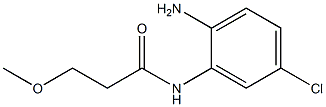 N-(2-amino-5-chlorophenyl)-3-methoxypropanamide Struktur