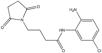 N-(2-amino-5-chlorophenyl)-4-(2,5-dioxopyrrolidin-1-yl)butanamide Struktur