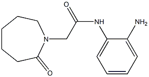 N-(2-aminophenyl)-2-(2-oxoazepan-1-yl)acetamide Struktur