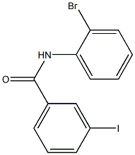 N-(2-bromophenyl)-3-iodobenzamide Struktur