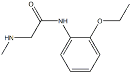 N-(2-ethoxyphenyl)-2-(methylamino)acetamide Struktur