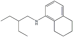 N-(2-ethylbutyl)-5,6,7,8-tetrahydronaphthalen-1-amine Struktur