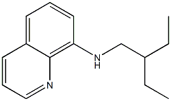 N-(2-ethylbutyl)quinolin-8-amine Struktur