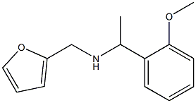 N-(2-furylmethyl)-N-[1-(2-methoxyphenyl)ethyl]amine Struktur