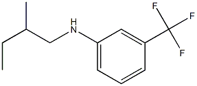 N-(2-methylbutyl)-3-(trifluoromethyl)aniline Struktur