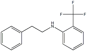 N-(2-phenylethyl)-2-(trifluoromethyl)aniline Struktur