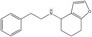 N-(2-phenylethyl)-4,5,6,7-tetrahydro-1-benzofuran-4-amine Struktur