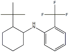 N-(2-tert-butylcyclohexyl)-2-(trifluoromethyl)aniline Struktur