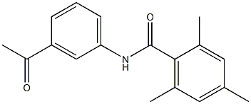 N-(3-acetylphenyl)-2,4,6-trimethylbenzamide Struktur