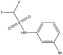 N-(3-bromophenyl)difluoromethanesulfonamide Struktur