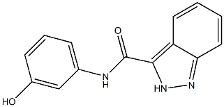 N-(3-hydroxyphenyl)-2H-indazole-3-carboxamide Struktur