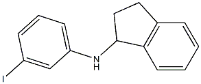 N-(3-iodophenyl)-2,3-dihydro-1H-inden-1-amine Struktur