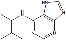 N-(3-methylbutan-2-yl)-7H-purin-6-amine Struktur