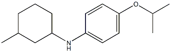 N-(3-methylcyclohexyl)-4-(propan-2-yloxy)aniline Struktur