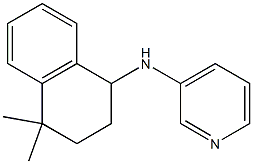 N-(4,4-dimethyl-1,2,3,4-tetrahydronaphthalen-1-yl)pyridin-3-amine Struktur