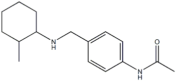 N-(4-{[(2-methylcyclohexyl)amino]methyl}phenyl)acetamide Struktur