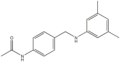 N-(4-{[(3,5-dimethylphenyl)amino]methyl}phenyl)acetamide Struktur