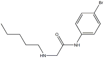 N-(4-bromophenyl)-2-(pentylamino)acetamide Struktur