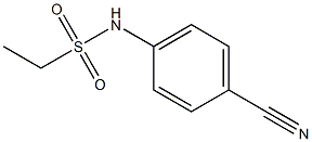 N-(4-cyanophenyl)ethanesulfonamide Struktur