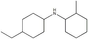 N-(4-ethylcyclohexyl)-2-methylcyclohexan-1-amine Struktur