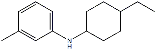 N-(4-ethylcyclohexyl)-3-methylaniline Struktur