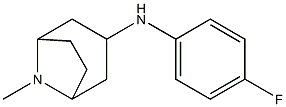 N-(4-fluorophenyl)-8-methyl-8-azabicyclo[3.2.1]octan-3-amine Struktur