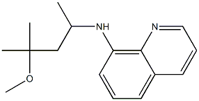 N-(4-methoxy-4-methylpentan-2-yl)quinolin-8-amine Struktur