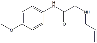 N-(4-methoxyphenyl)-2-(prop-2-en-1-ylamino)acetamide Struktur