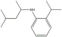 N-(4-methylpentan-2-yl)-2-(propan-2-yl)aniline Struktur