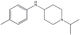 N-(4-methylphenyl)-1-(propan-2-yl)piperidin-4-amine Struktur